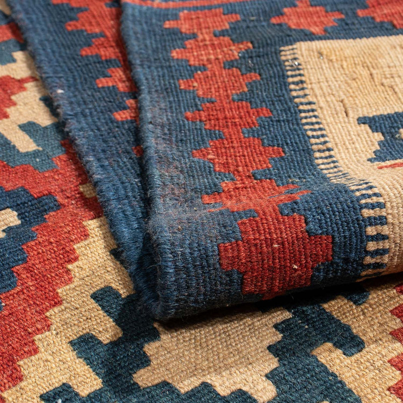 Kelim Fars Teppich 150x215cm - mehrfarbig