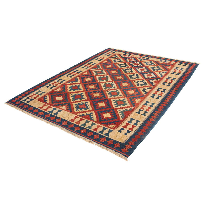 Kelim Fars Teppich 150x215cm - mehrfarbig