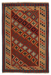 Kelim Fars Teppich 158x210cm - mehrfarbig – product image