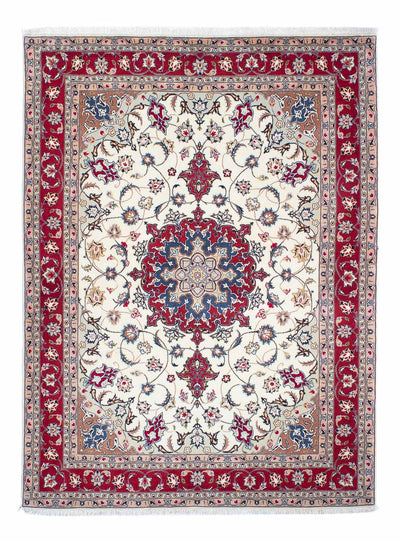 Täbriz - 50 Raj Teppich 151x203cm - Perserteppich - beige