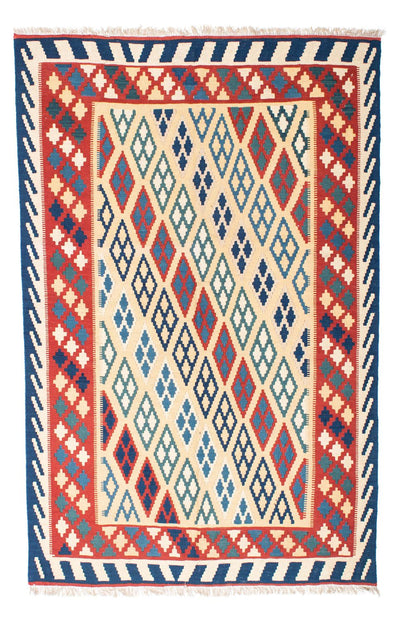 Kelim Fars Teppich 156x206cm - beige
