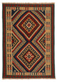 Kelim Fars Teppich 150x213cm - mehrfarbig