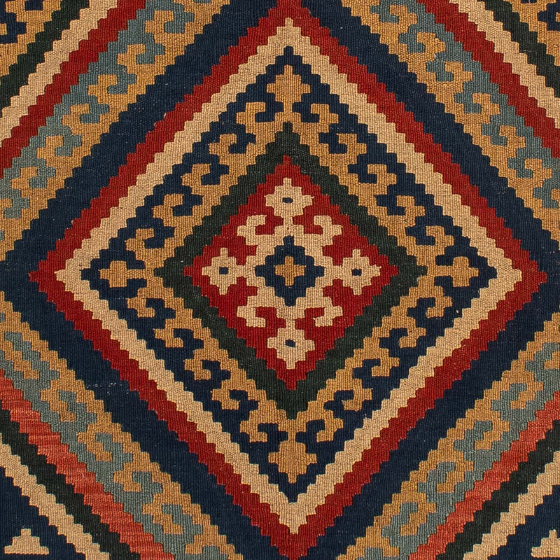 Kelim Fars Teppich 150x213cm - mehrfarbig