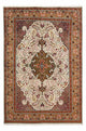 Täbriz - 40 Raj Teppich 205x295cm - Perserteppich - beige