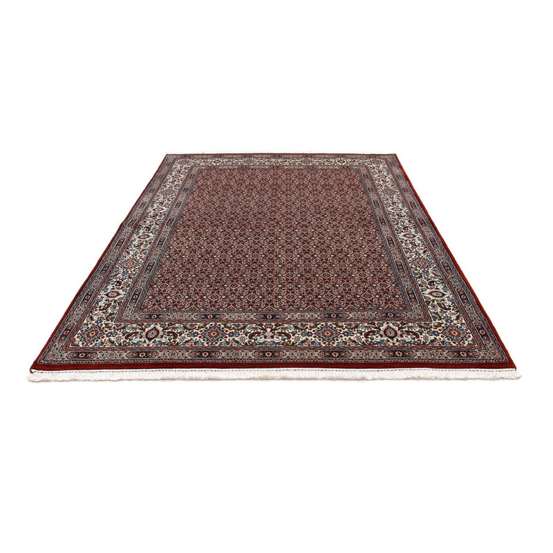 Moud Teppich 168x232cm - Perserteppich - dunkelrot