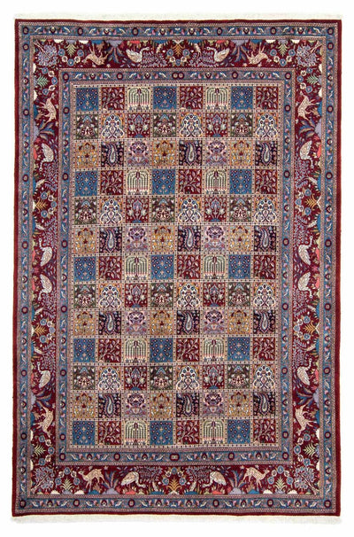 Moud Teppich 197x302cm - Perserteppich - dunkelrot