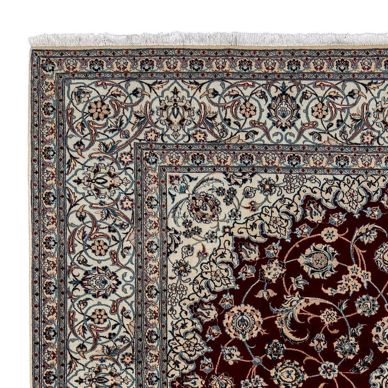 Nain - 9La Teppich 250x371cm - Perserteppich - dunkelrot