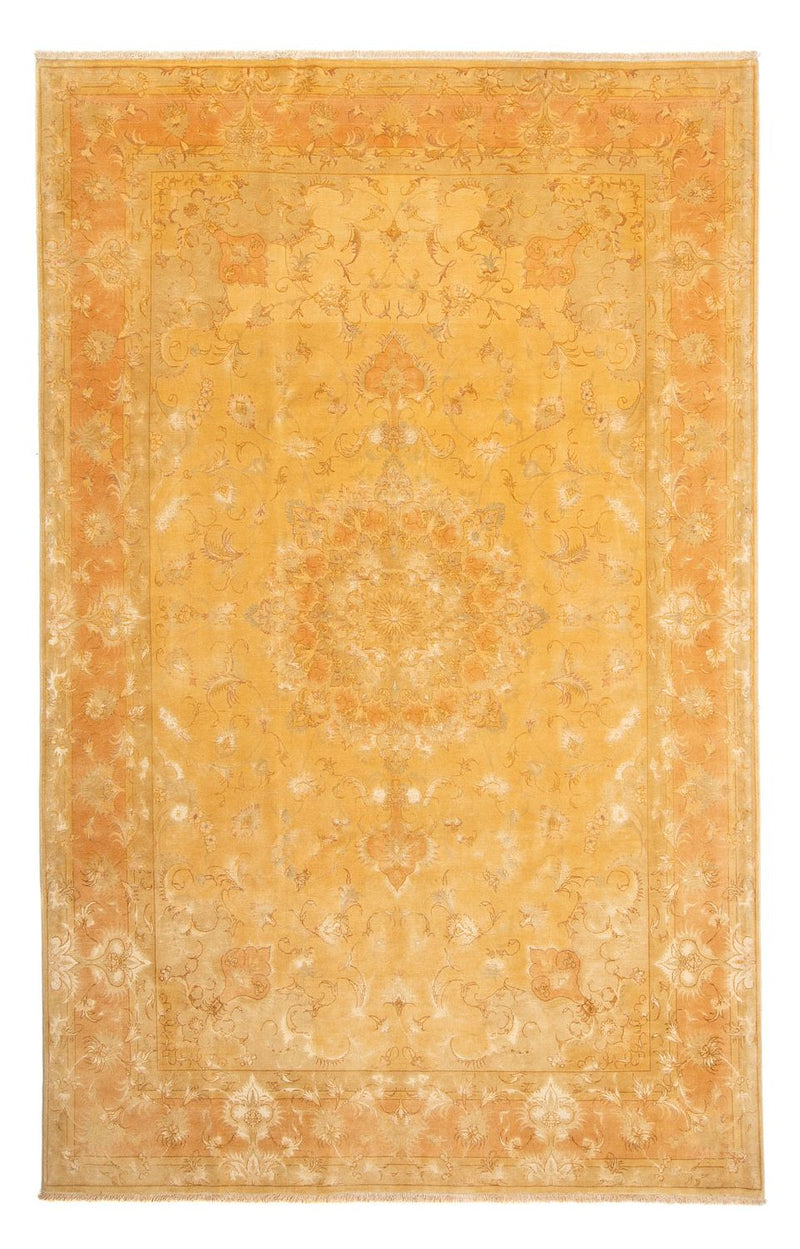 Täbriz - 50 Raj Teppich 198x302cm - Perserteppich - gold
