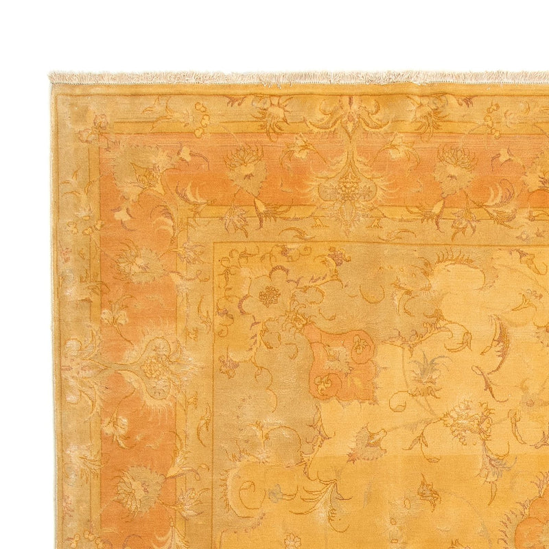 Täbriz - 50 Raj Teppich 198x302cm - Perserteppich - gold