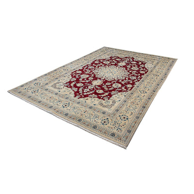 Nain Teppich 195x283cm - Perserteppich - dunkelrot