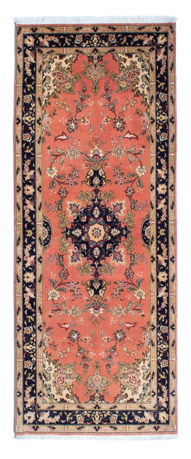 Täbriz - 50 Raj Teppich 82x206cm - Perserteppich - rost