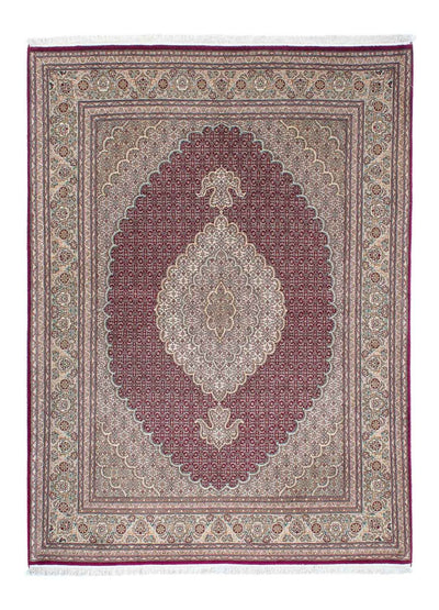 Täbriz Teppich 153x209cm - Perserteppich - dunkelrot