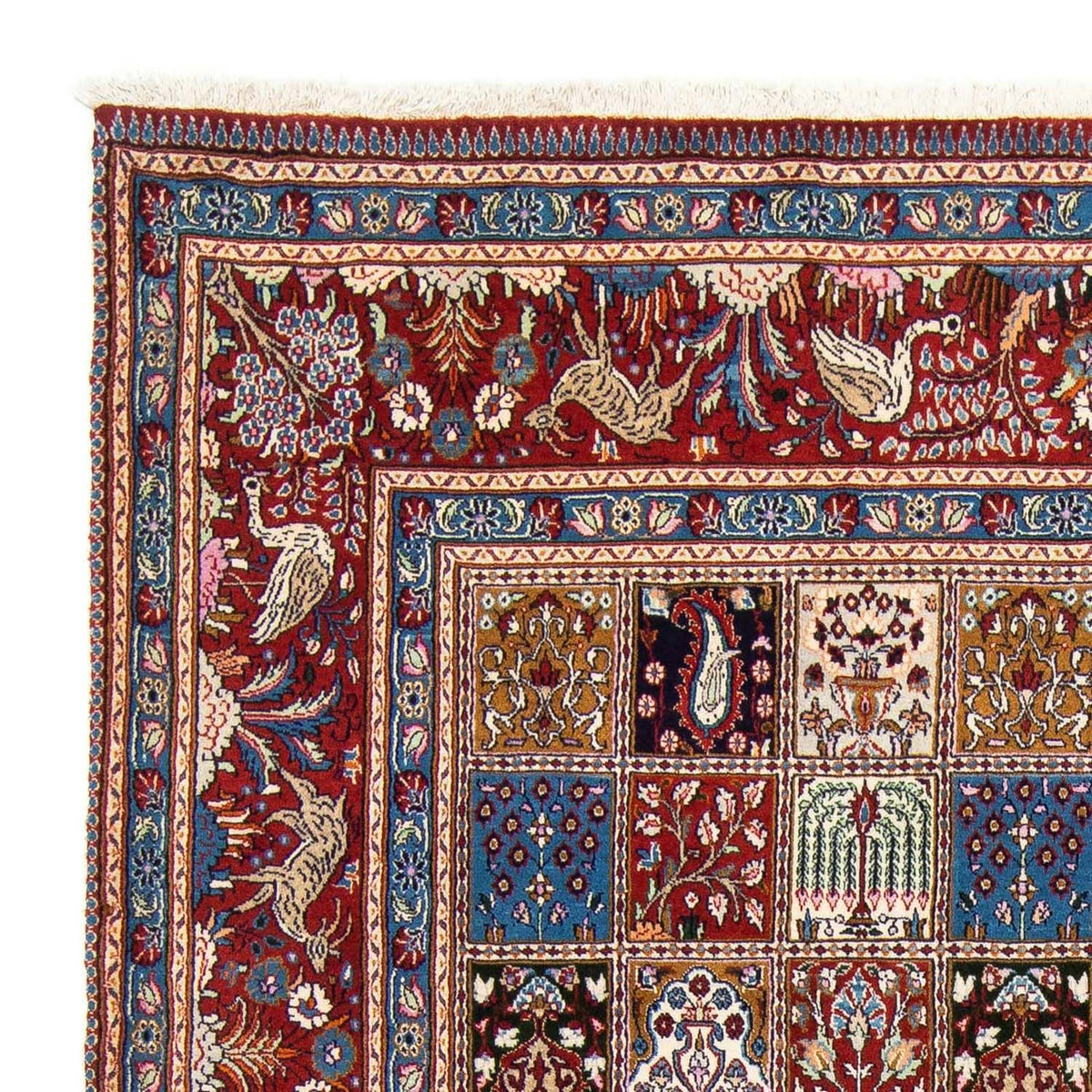 Moud Teppich 204x292cm - Perserteppich - dunkelrot