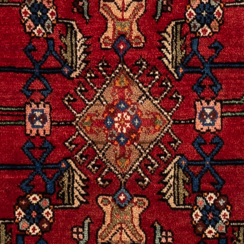 Hosseinabad Teppich 103x155cm - Perserteppich - dunkelrot
