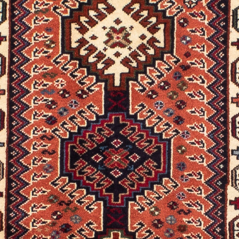 Yalameh Teppich 75x380cm - Perserteppich - hellrot