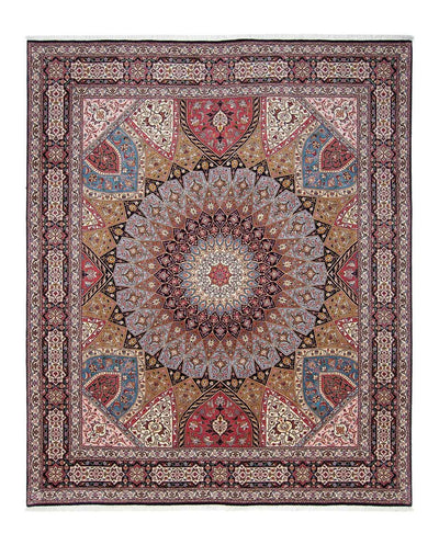 Täbriz - 50 Raj Teppich 256x303cm - Perserteppich - mehrfarbig