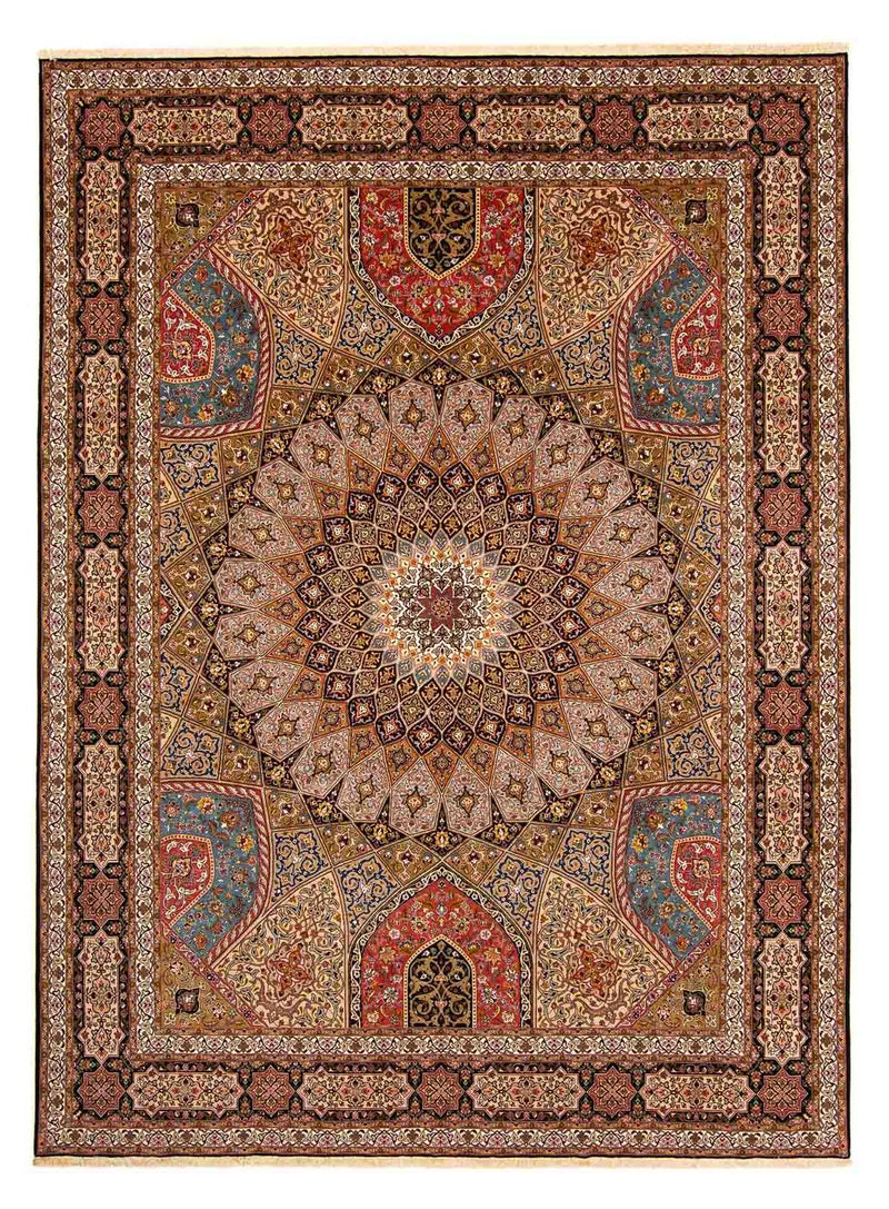 Täbriz - 50 Raj Teppich 300x400cm - Perserteppich - mehrfarbig