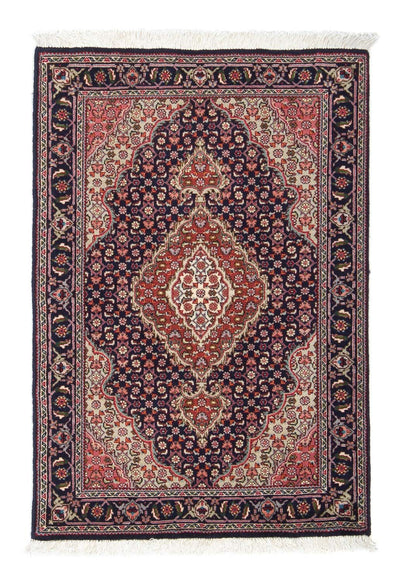 Täbriz - 50 Raj Teppich 63x90cm - Perserteppich - dunkelblau