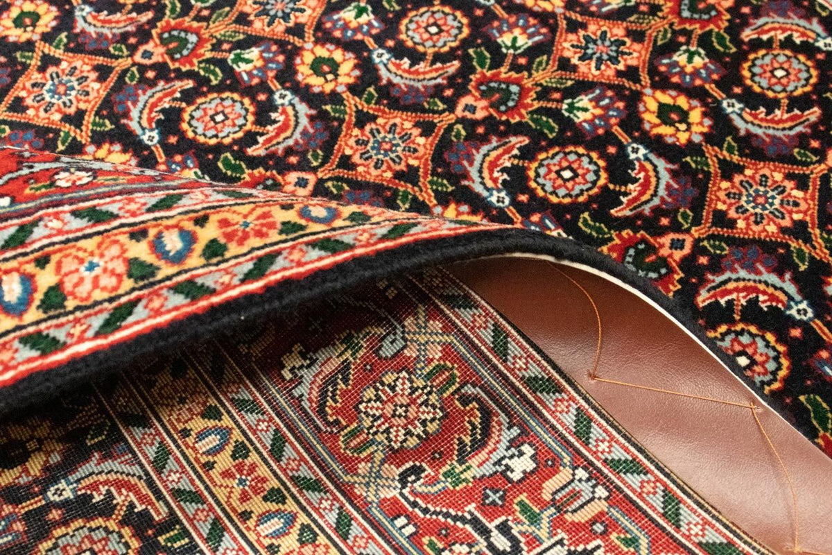 Täbriz - 50 Raj Teppich 102x150cm - Perserteppich - dunkelblau