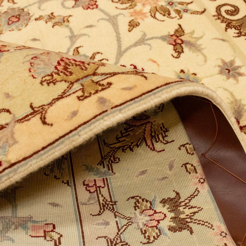 Täbriz - 50 Raj Teppich 103x148cm - Perserteppich - beige