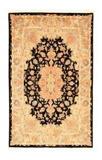 Täbriz - 50 Raj Teppich 100x158cm - Perserteppich - schwarz – product image
