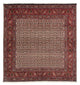 Bidjar Teppich 201x204cm - Perserteppich - dunkelrot