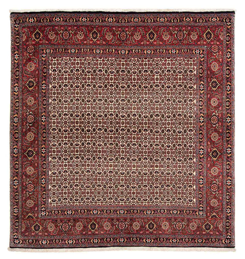 Bidjar Teppich 201x204cm - Perserteppich - dunkelrot
