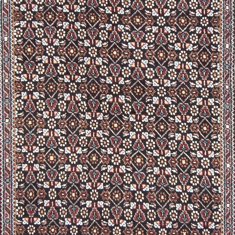 Täbriz Teppich 67x392cm - Perserteppich - grau