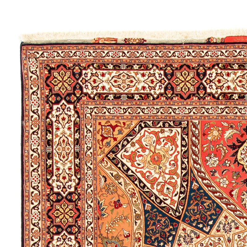 Täbriz - 50 Raj Teppich 202x302cm - Perserteppich - mehrfarbig
