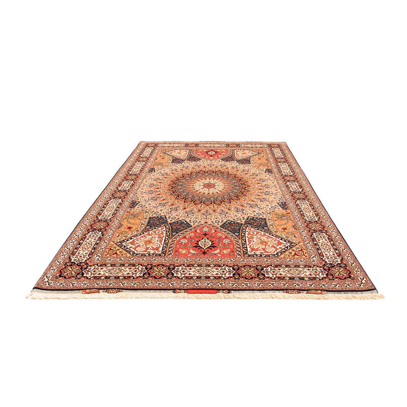Täbriz - 50 Raj Teppich 202x302cm - Perserteppich - mehrfarbig