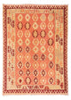 Kelim Fars Teppich 154x210cm - orange