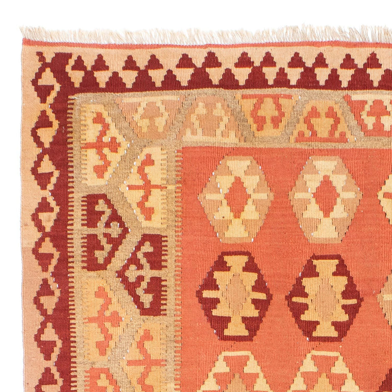 Kelim Fars Teppich 154x210cm - orange