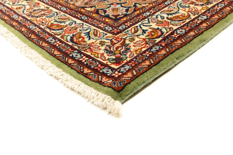 Sarough Teppich 104x153cm - Perserteppich - grün