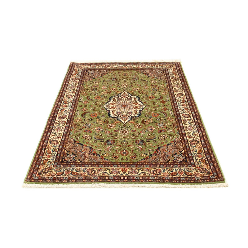Sarough Teppich 104x153cm - Perserteppich - grün