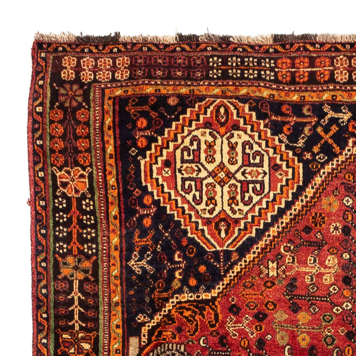 Shiraz Teppich 157x268cm - Perserteppich - dunkelrot