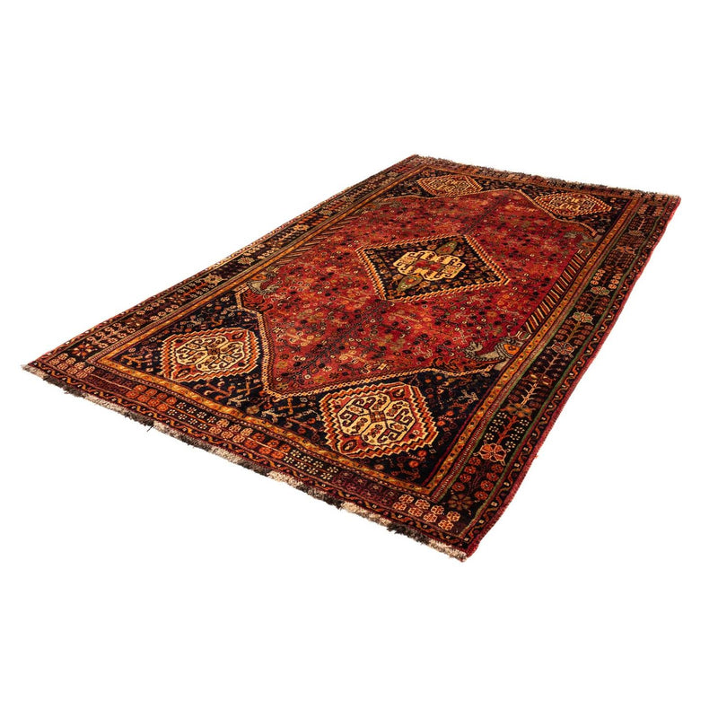 Shiraz Teppich 157x268cm - Perserteppich - dunkelrot