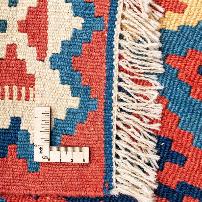 Kelim Fars Teppich 122x182cm - blau