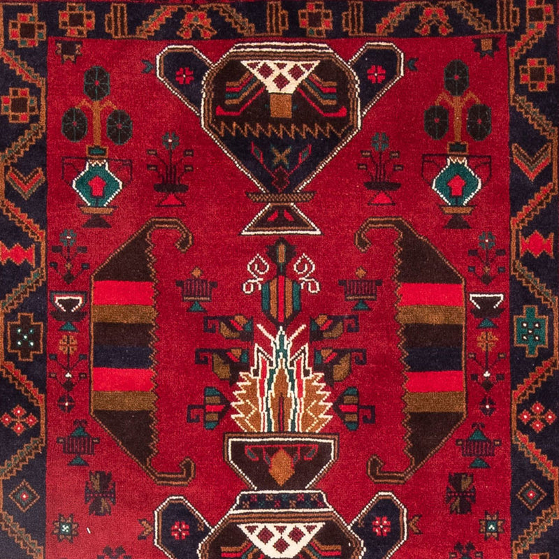 Belutsch Teppich 109x190cm - Orientteppich - rot