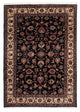 Maschad Teppich 208x297cm - Perserteppich - dunkelblau