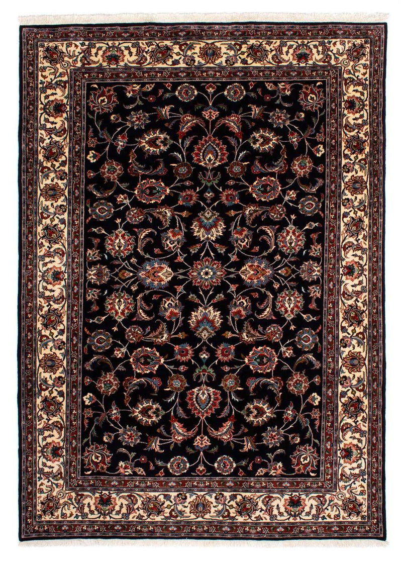 Maschad Teppich 208x297cm - Perserteppich - dunkelblau