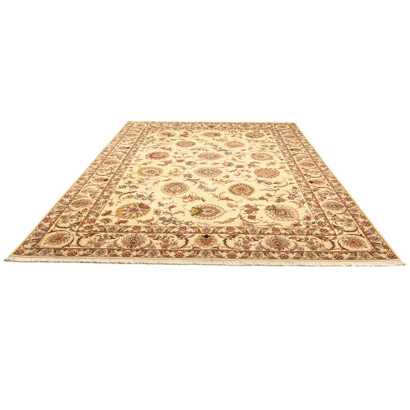 Täbriz - 50 Raj Teppich 256x346cm - Perserteppich - hellbraun
