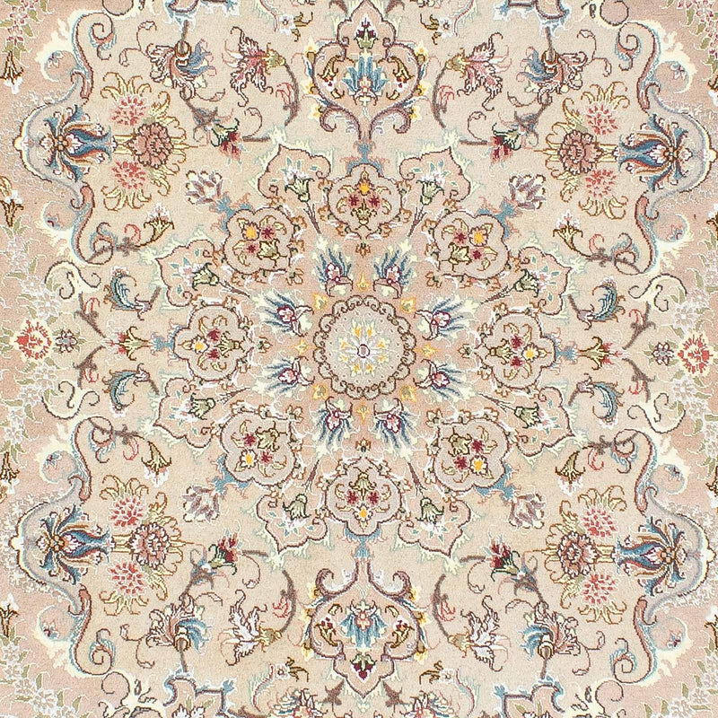 Täbriz - 50 Raj Teppich 150x210cm - Perserteppich - beige
