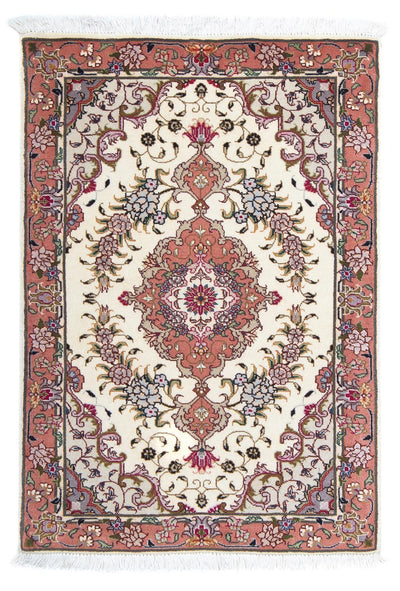 Täbriz - 50 Raj Teppich 60x90cm - Perserteppich - beige