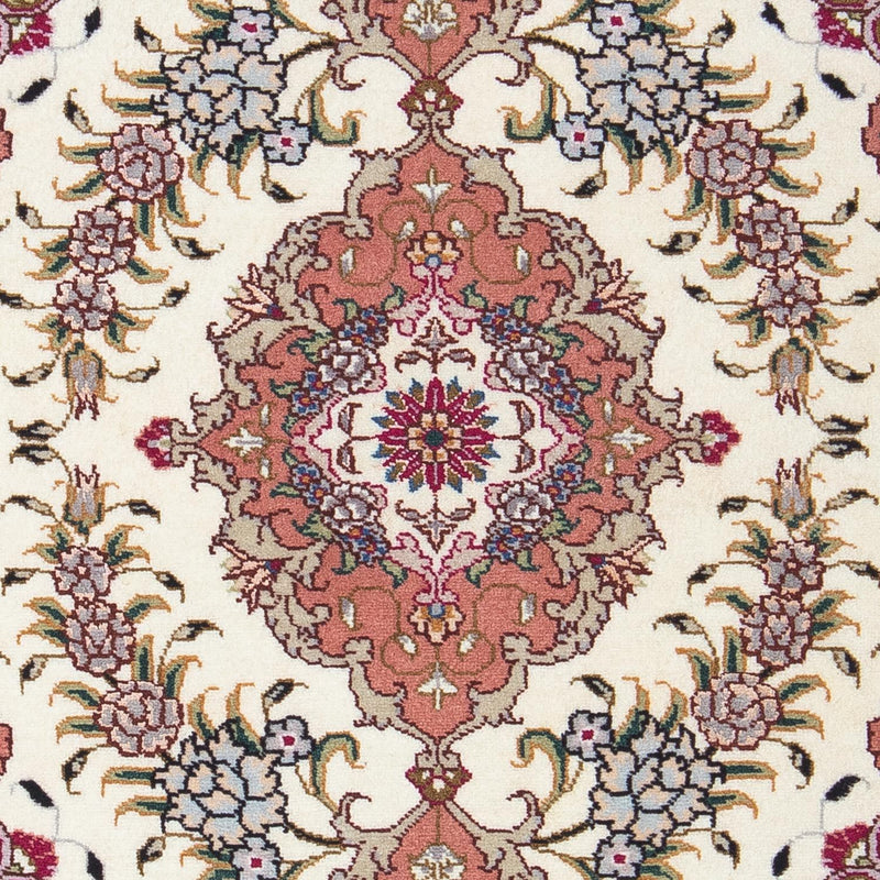 Täbriz - 50 Raj Teppich 60x90cm - Perserteppich - beige