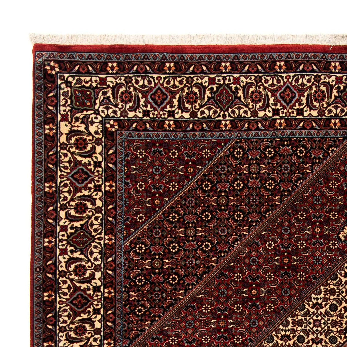 Bidjar Teppich 203x242cm - Perserteppich - dunkelrot