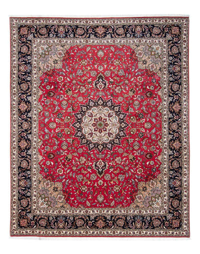 Täbriz - 50 Raj Teppich 250x310cm - Perserteppich - rot