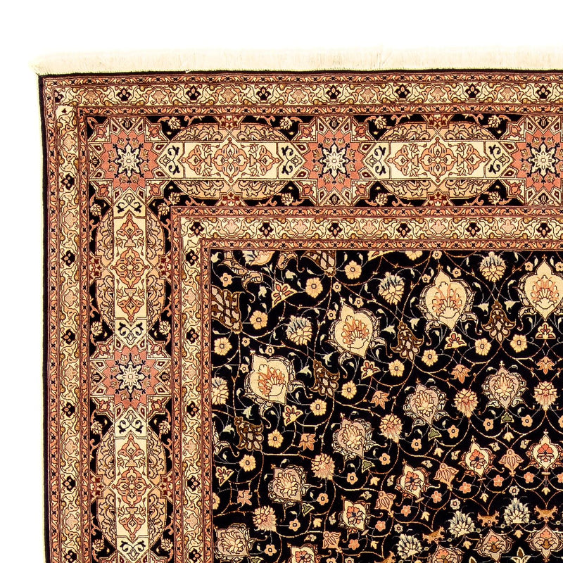 Täbriz - 50 Raj Teppich 248x338cm - Perserteppich - dunkelblau