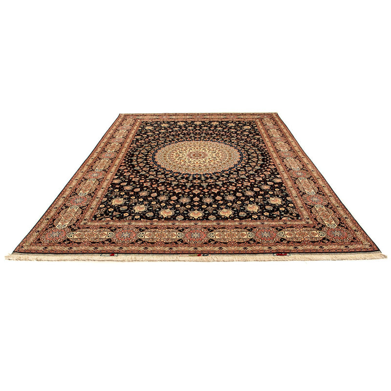 Täbriz - 50 Raj Teppich 248x338cm - Perserteppich - dunkelblau