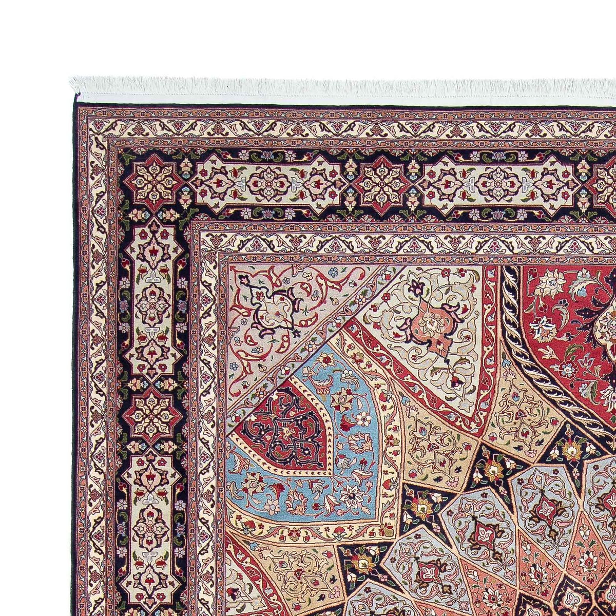 Täbriz - 50 Raj Teppich 253x298cm - Perserteppich - mehrfarbig