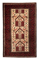 Shiraz Teppich 121x198cm - Perserteppich - beige